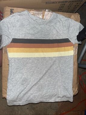 365 Kids by GapKids Heather Gray Speckled Tee